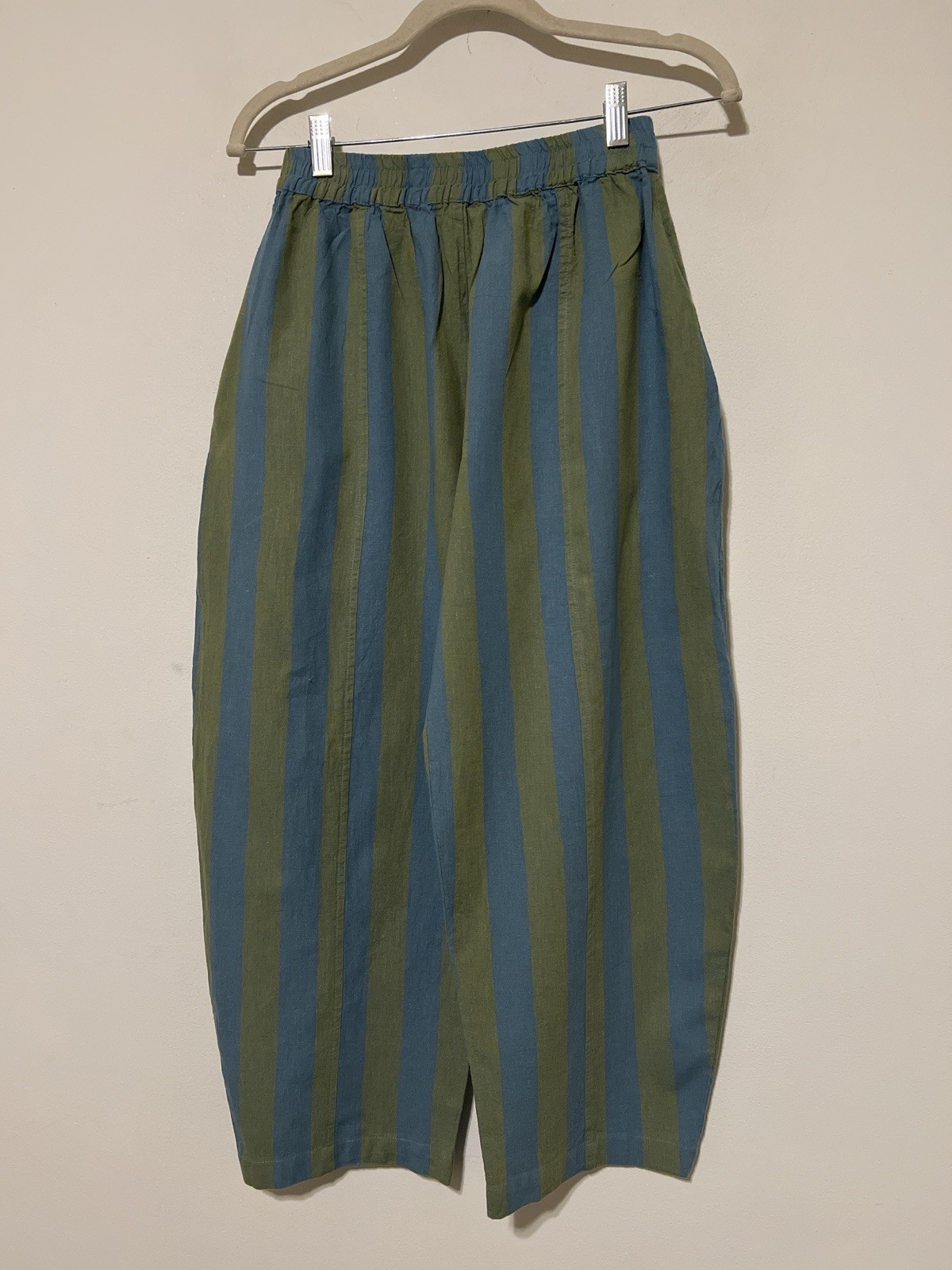 Beyond Nine Mabel Willow Stripe Pants US XS 1-2 Blue