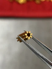 QTY 1 BRASS PINION GEAR ROD WIRE 48 PITCH 7 TEETH .0781" BORE FOR CLOCK 20 P.A.