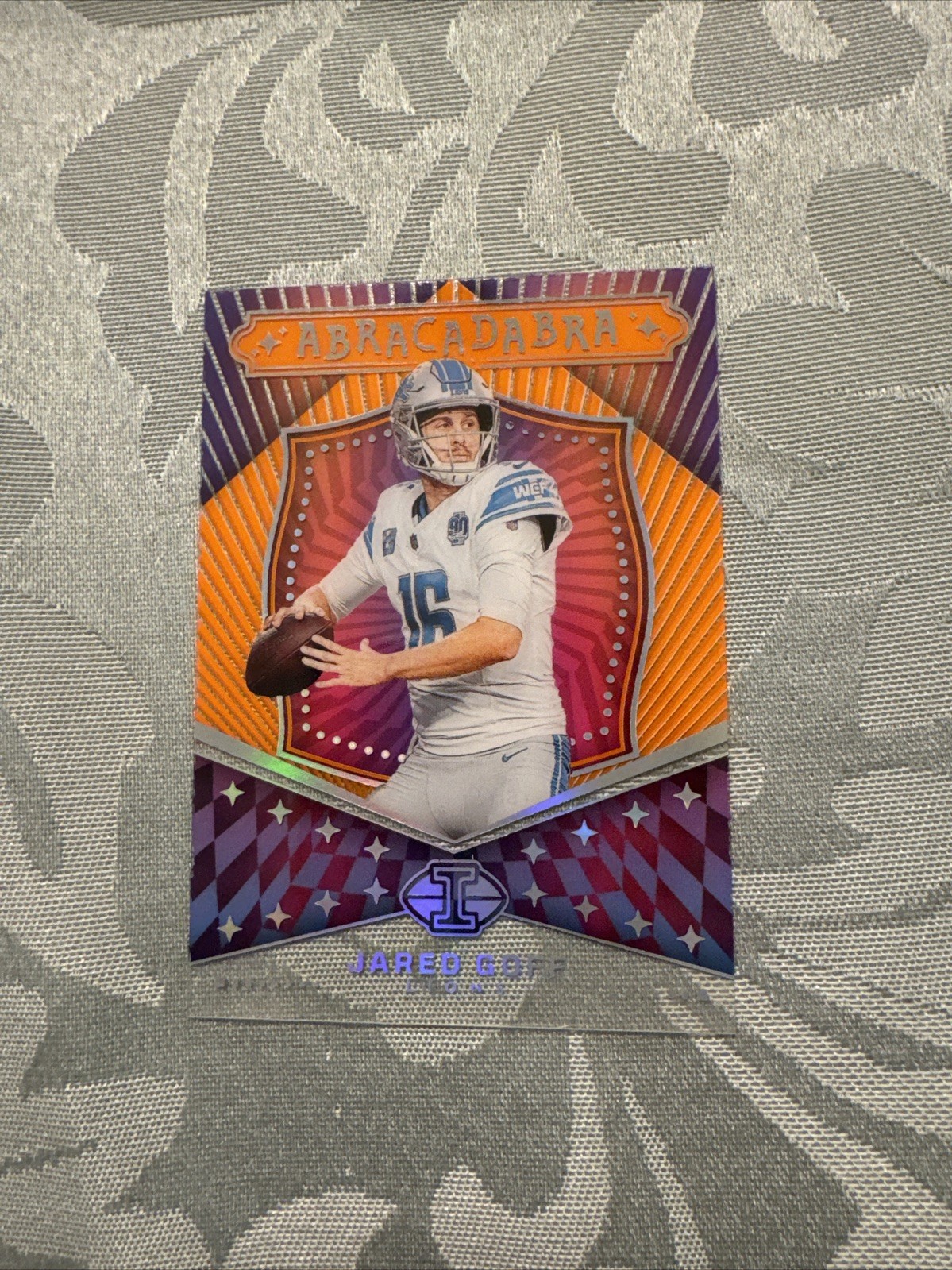 2024 Panini Illusions - Abracadabra Jared Goff #7 Orange