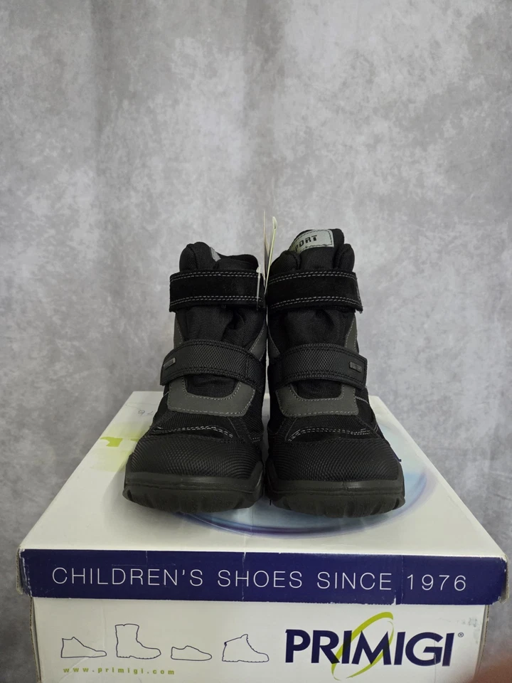 Primigi Kids Size 2 Black Sneakers – SCAM GOMM TECHI NERO (#D29) - Image 4 of 4