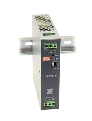 Mean Well XDR-75E-24 Einzel-Ausgang DIN-Schienen-Netzteil 24V 3,2A 75W