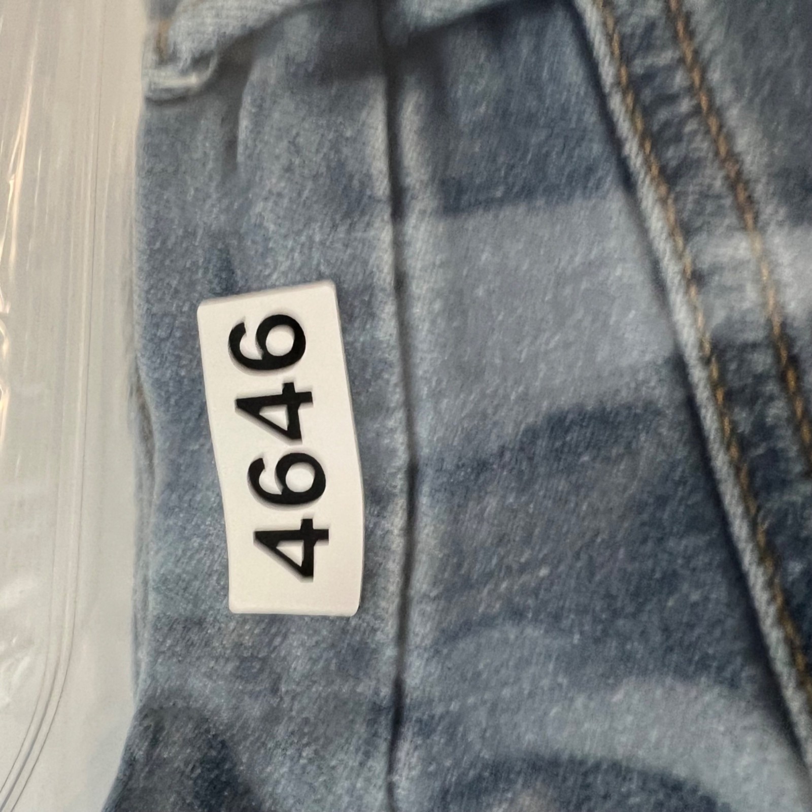 Good American x Zara Collection 2022 Blue Flare Denim Jeans Womens Size 15 / 47 thumbnail 13