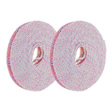 2 Pcs Portable Travel Clothesline, 16.4ft Clothes Line with Hooks, Purple