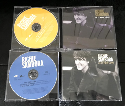 Ritchie Sambora Bon Jovi  In It For Love 1998 2 CD Single set living on a prayer