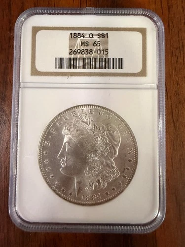 1884-O $1 Morgan Silver Dollar - NGC MS65 - Beautiful Example - Free US Shipping