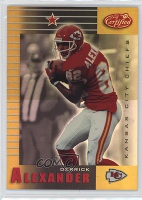 1999 Leaf Certified Mirror Gold 10/45 Derrick Alexander #44 11pj