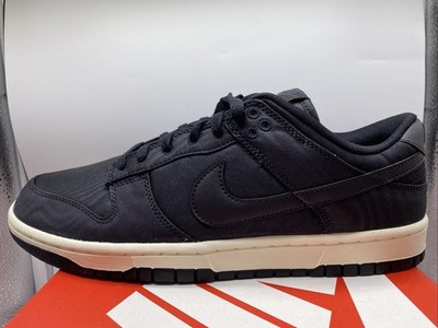 Size 10.5 - Nike Dunk Low Black Canvas #106
