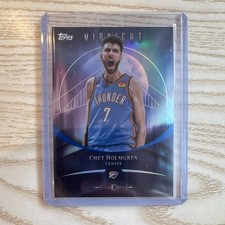 Topps 2025 Midnight Chet Holmgren #55 Oklahoma City Thunder NBA Base Set Card