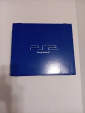 Sony PlayStation 2 PS2 Fat SCPH-30001 Empty Console Blue Box Only OEM Authentic