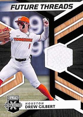 2022 Panini Elite Extra Edition - Future Threads Drew Gilbert #FT-DG (MEM, RC)