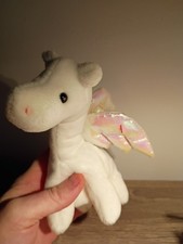 Ty Beanie Babies 8 inch MAGIC the Dragon Plush Toy - 4088 with tag errors