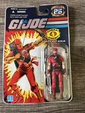 GI Joe 25th Anniversary Cobra Red Ninja The Enemy Foil Card Hasbro 2007