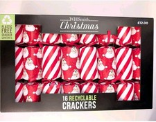 Crackers Christmas X16 Mini Recyclable Plastic Free Crackers NEW