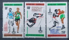 3 Timbres Gabon N° 237/239 Poste Aérienne Jeux Olympiques 1980 Neuf**