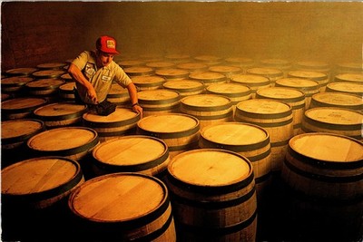 1989 Wild Turkey Distillery Lawrenceburg KY Bourbon Barrels Unused Postcard
