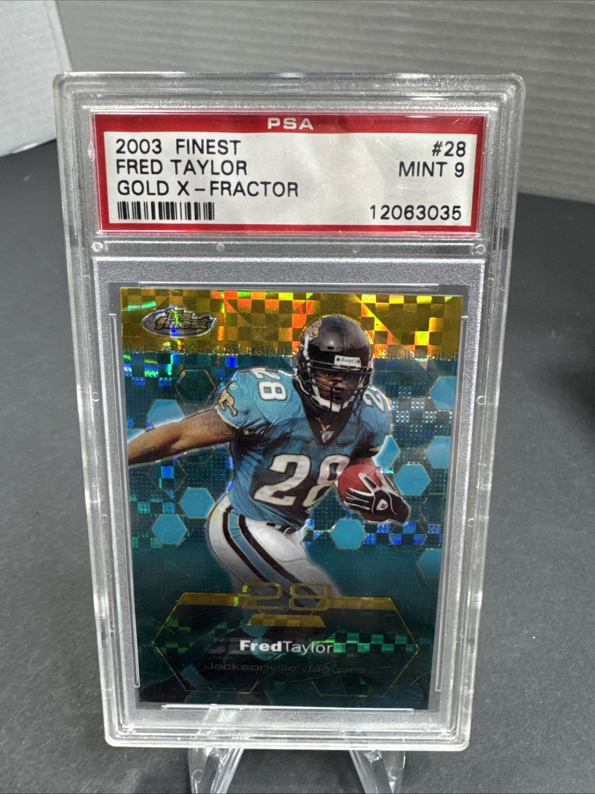 2003 Topps Finest - Fred Taylor #28 Gold X-Fractor /175