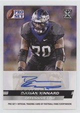 2022 Leaf Pro Set Draft Auto Darian Kinnard #PSA-DK1 Auto 03rk