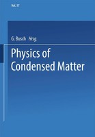 Physics Of Condensed Matter G. Busch Taschenbuch Iii Deutsch Ean 9783662387139