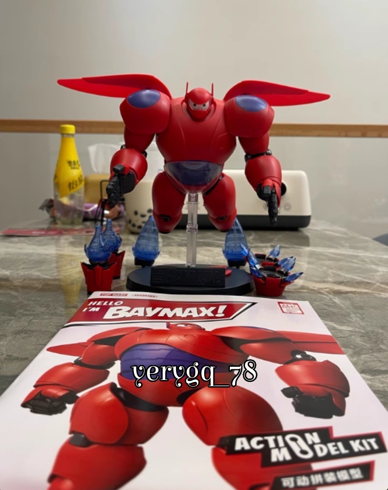 Big Hero 6 Baymax Action Figure 7“ Assembly Toy Model Ornament Kids Gift w/Box