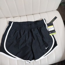 NWT Nike Tempo Women's Brief-Lined Running Shorts Black Size Small 831558-014