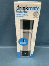 Drinkmate instaFizz Stainless + White Water Bottle (8g cartridges not included)
