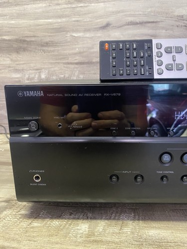 Yamaha RX-V679 7.2 Bundle Network AV Receiver w/Remote, 2 Antennas EUC - Picture 2 of 15