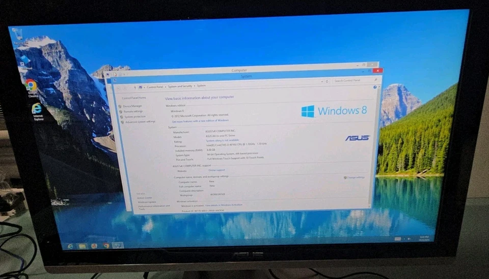 ASUS All-in-One PC ET2321I 23in Slim Touch Screen Intel Core i3 8GB RAM 1TB HDD - Image 2 of 4