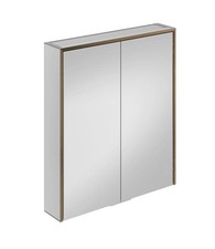 Ex Display HIB Odelle Recessed 800mm LED Mirror Cabinet Brushed Bronze RRP £1227