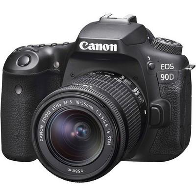 Canon EOS 90D 32.5MP Digital SLR Camera - Black (Kit with 18-55mm
