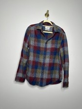 Goodfellow  Co Multicolor Plaid Flannel Button Front Shirt Men's Large