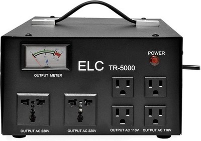 ELC 5000 Watt Voltage Regulator with Transformer - Step Up/Down - 110v to 220...