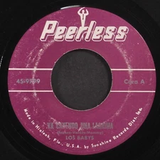 LOS BABYS: va cayendo una lagrima / quisiera amarte menos PEERLESS 7" Single