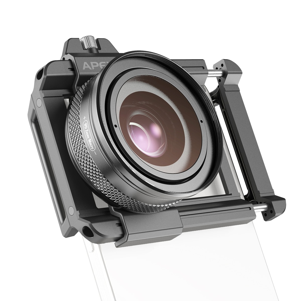 Apexel 14???16?mm f / 5.2???8固定Primeカメラレンズ、ブラック(apl-16?mm-bk) ブラック APL-16MM-BK 2zzhgl6 APEXEL APL-ZM100 Universal Macro Lens for Phone Alloy 10X-20X A1B4