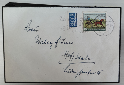 Bedarfsbrief BRD Thurn und Taxis vom 29.11.1952 Mi.-Nr. 160+ZZ 2 202307061734