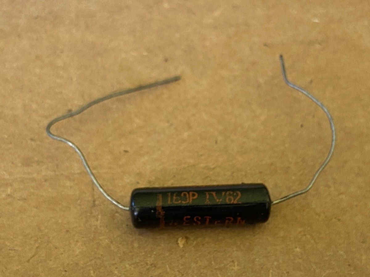 NOS Western Electric Sprague Black Beauty .033 uf 200v Capacitor