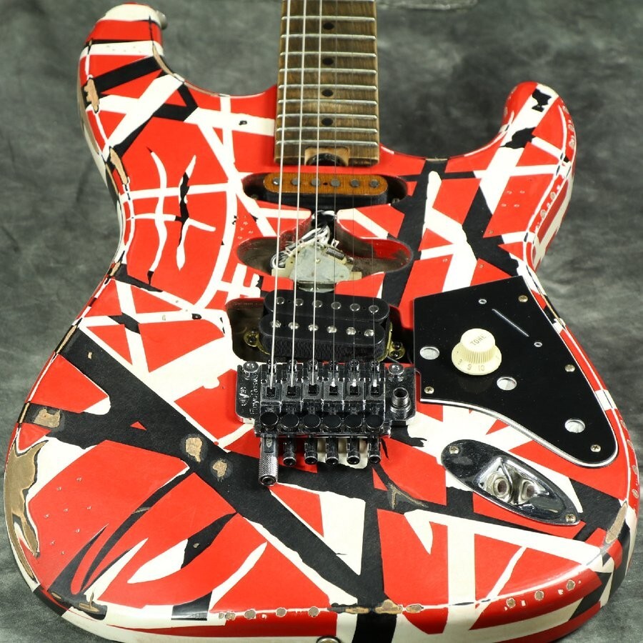 EVH Electric guitar Striped Series Frankie Red/White/Black EVH Electric guitar Striped Series Frankie Red/White/Black