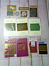 Lot of 13 Metal Embossing Stenciling Dies for Crafting - Eyecatcher, Dreamweaver