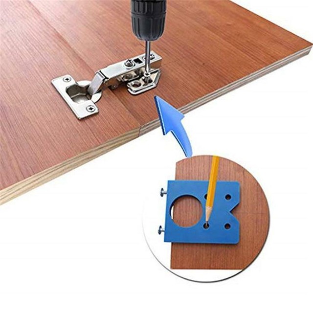 35mm Concealed Hinge Hole Jig For Door Wood Tool Hole Locator