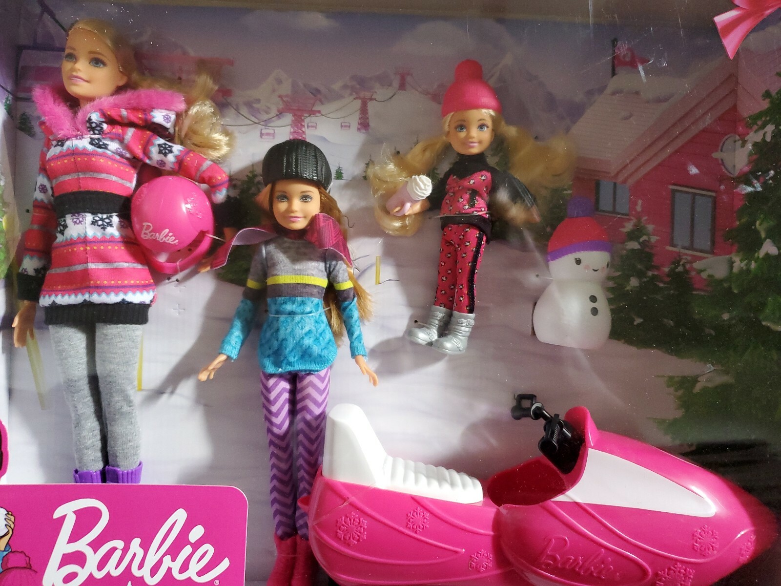 barbie sisters snow fun gift set