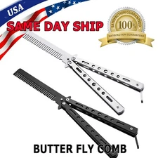 Butterfly Trainer Training Comb Dull Knife Tool Metal Practice tool