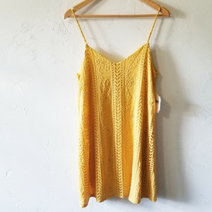 yellow mini sundress