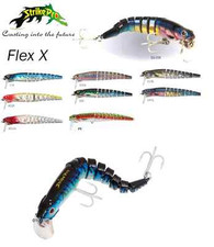 strike pro flex crank artificiale snodato pesca spinning serra luccio siluro