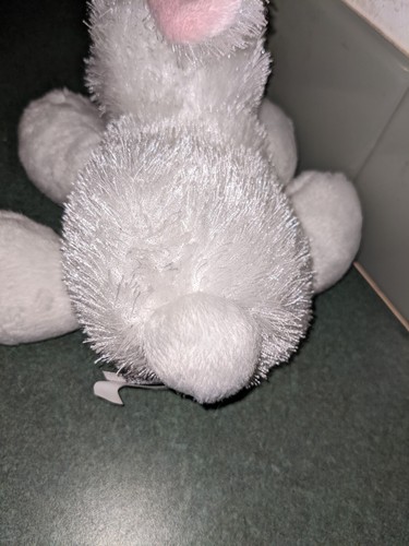 Ganz webkinz Bunny White rabbit Plush HM078 stuffed animal no code - Picture 3 of 8