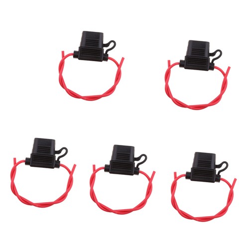 5pcs Car Boat Blade Fuse Holder Wire Cable 16AWG Electrical Connection eBay