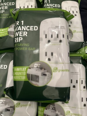 5 units Greenlite Outlet Advanced Tier 1 Wall Mount Smart Surge Protector bulk