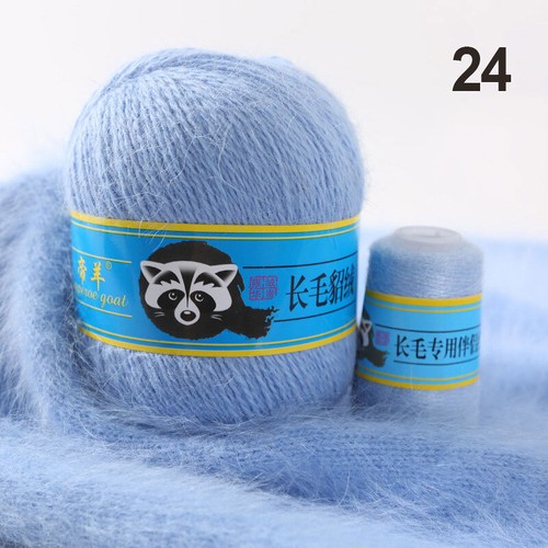 50g+20g Soft Plüsch Nerz Kaschmir Garn Stricken Häkeln Pullover Schal Wollgarne - Picture 36 of 51