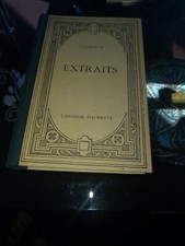 DIDEROT : EXTRAITS - Hachette 1923.