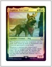 1x Dogmeat, Ever Loyal, Foil, Fallout - PIP, Magic the Gathering MTG NM