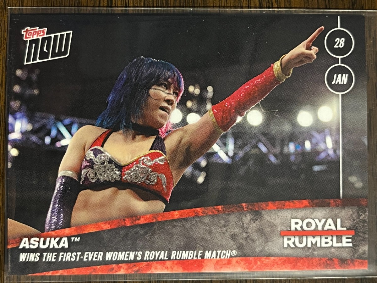 2018 Topps Now WWE #6 Asuka Royal Rumble | eBay