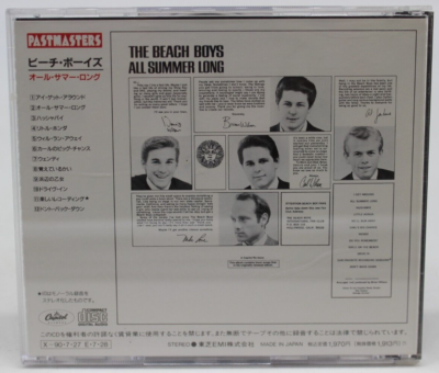 The Beach Boys All Summer Long CD Japanese Import 1989 Mono The Beach Boys All Summer Long CD Japanese Import 1989 Mono